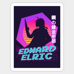 Edward Elric - Vaporwave Magnet